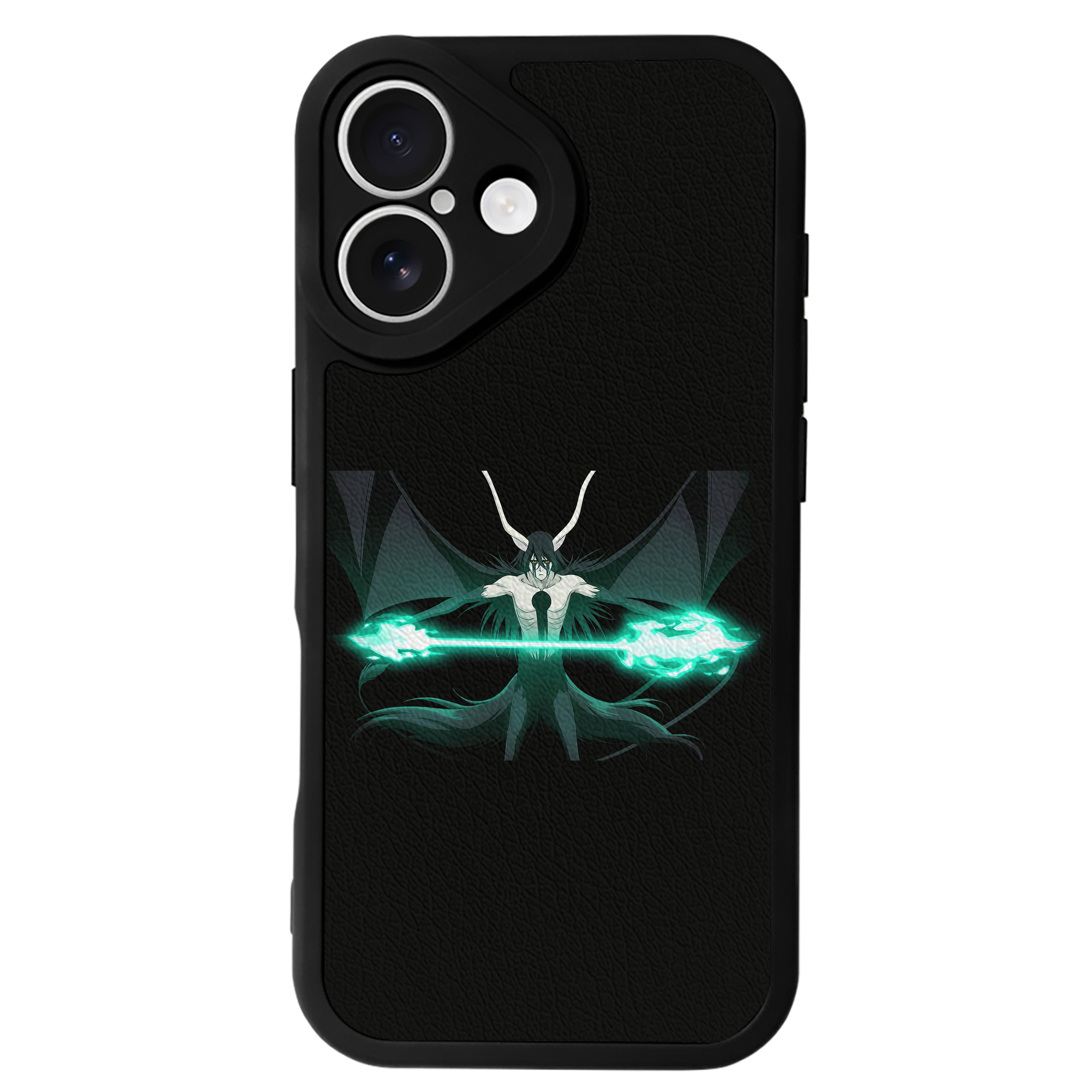 （画像用） ブリーチ ウルキオラ·シファー BLEACH Ulquiorra cifer 【iPhone 16シリーズ対応】シリコンスマホケース（レザー調） 材質：シリコン
